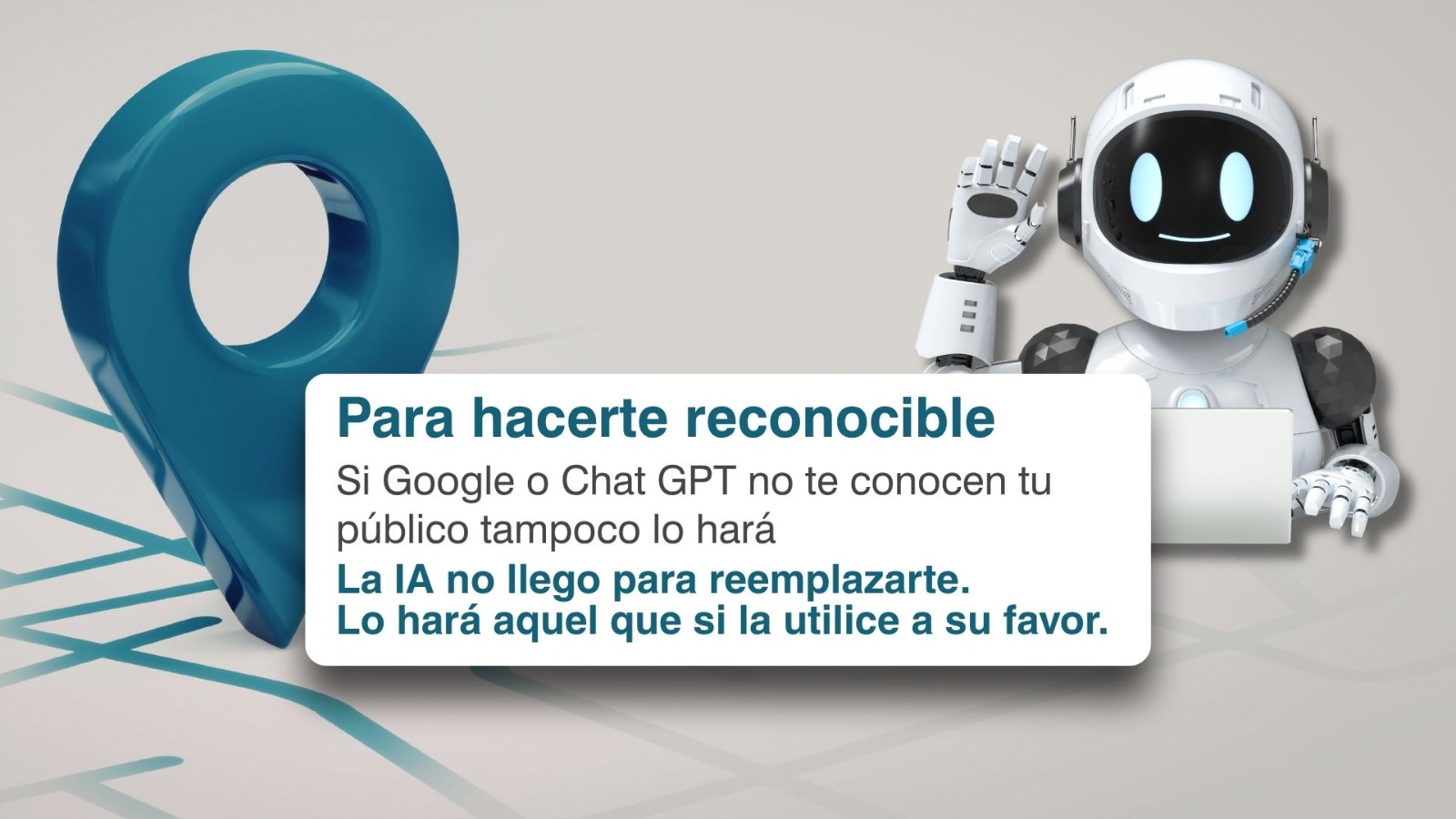 Para hacerte reconocible